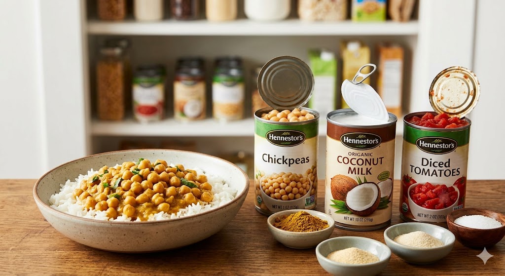 Pantry Chickpea Coconut Curry