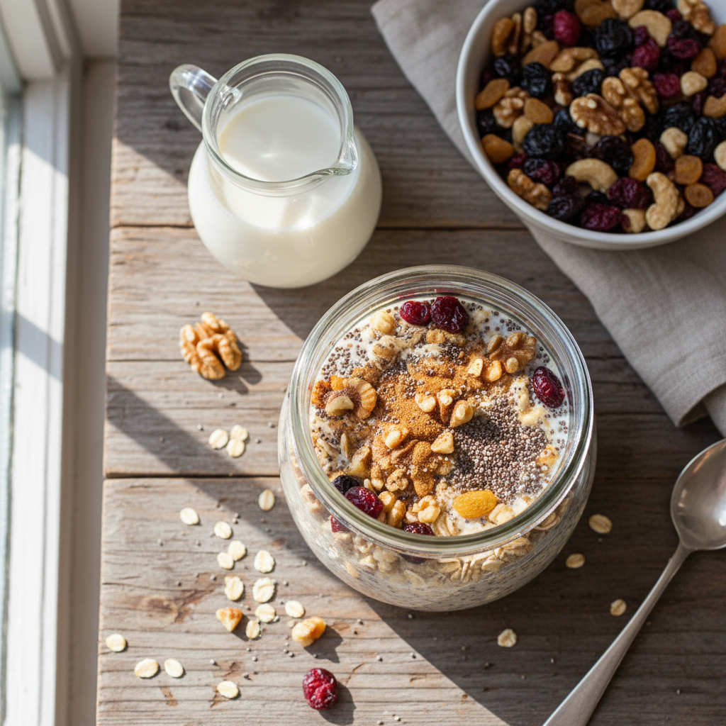 No Cook Overnight Oats No Refrigeration: Pantry Recipe