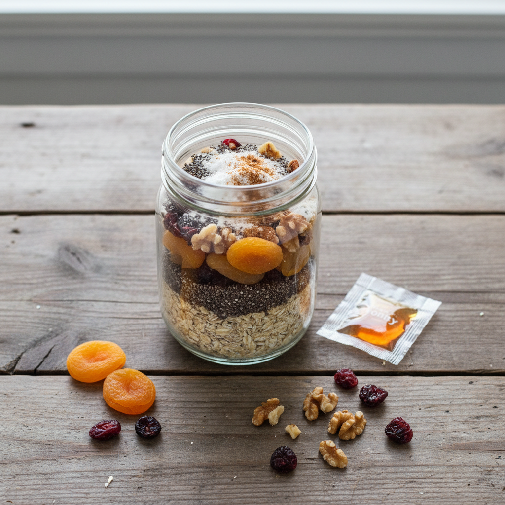 No Cook Overnight Oats No Refrigeration: Pantry Recipe