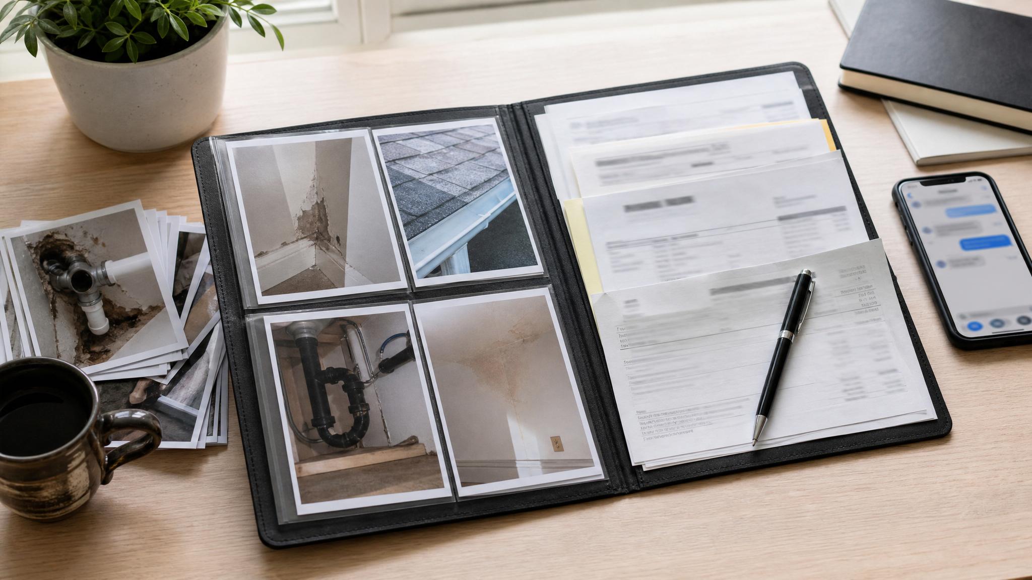 How to Document a Contractor Dispute Without Losing the Paper Trail